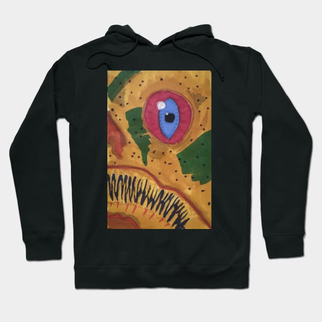 Scary Stargazer Fish One Hoodie by jplrosman